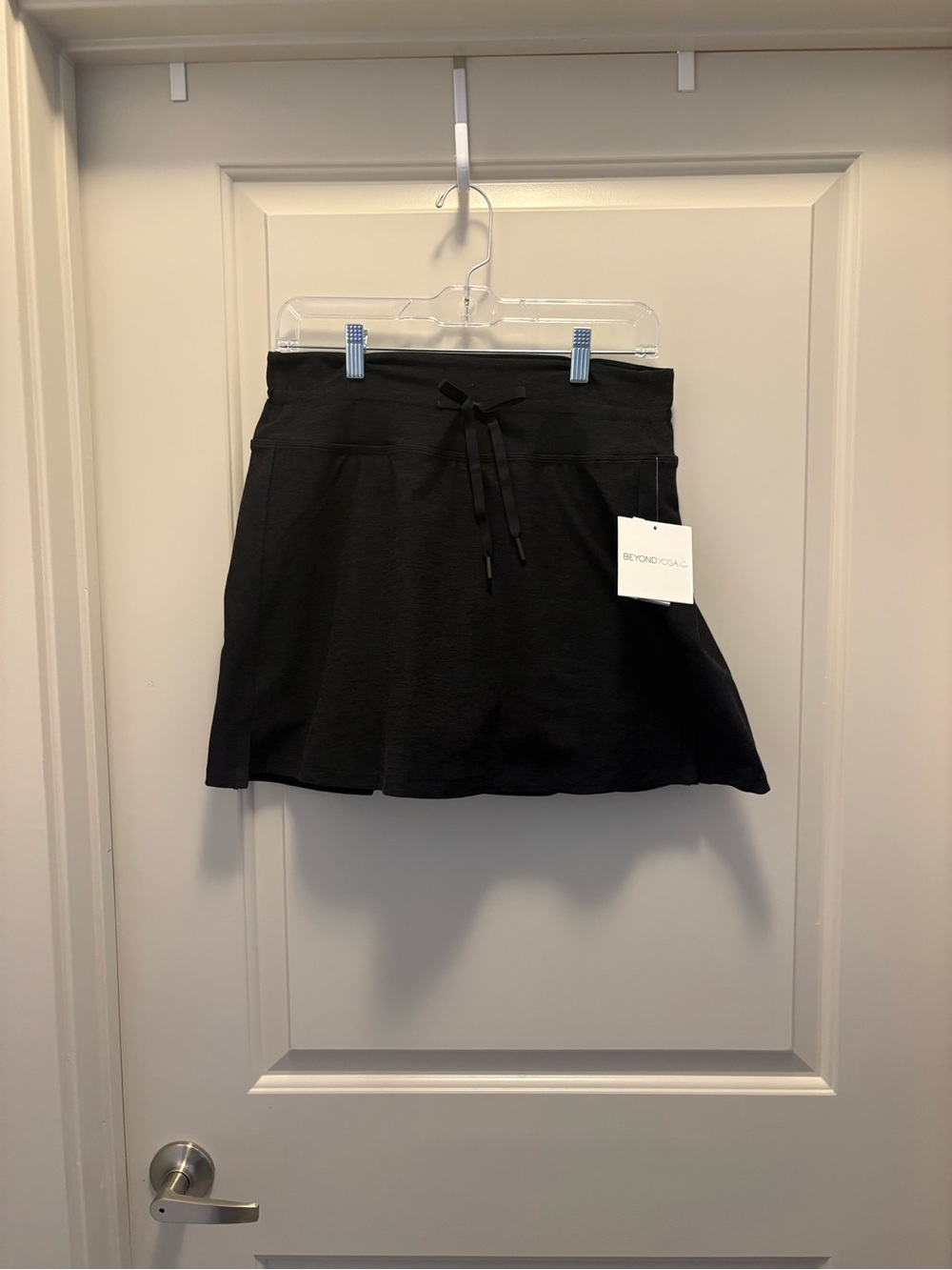 Beyond Yoga Black Skort built in shorts nwt size xl